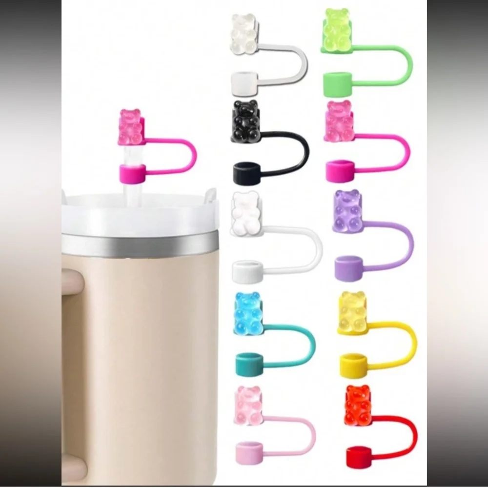 Cute Gummy Bear straw cover - Picture 3 of 3